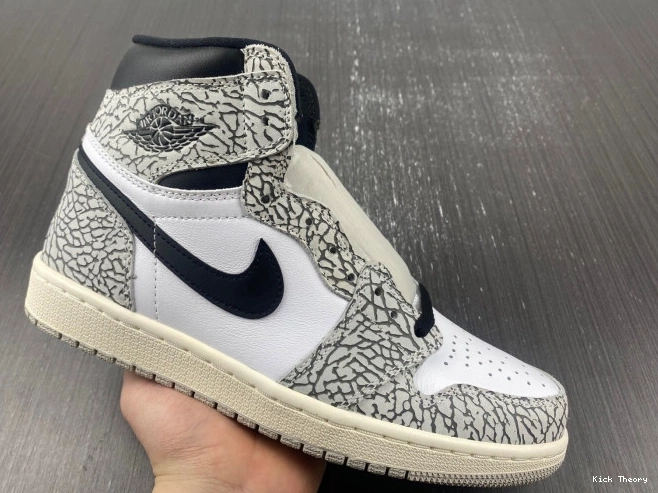 Kick Theory Jordan High White DZ5485-052 1 Cement Air OG 0814
